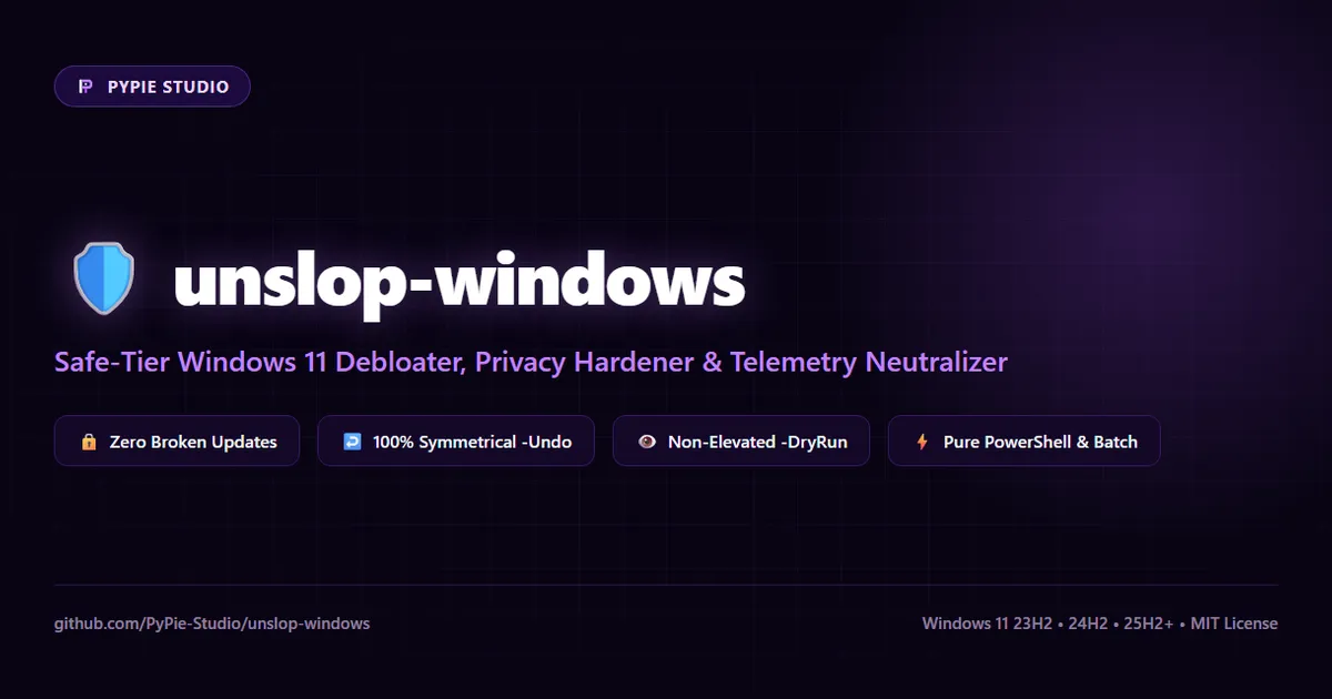 unslop-windows Social Preview
